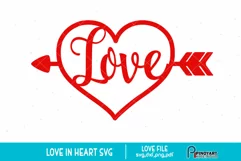 Love Svg | Heart Svg | Valentine's Day Svg | Wedding Svg Product Image 1