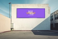 Sign Board Mockup on Building Wall Product Image 1
