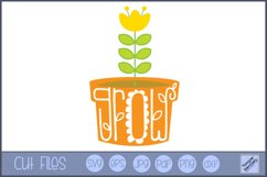 Grow Flowerpot- SVG, Clipart, Printable Product Image 1