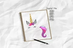 Unicorn Svg, Unicorn Face Svg, Unicorn Tail Svg, Baby Svg Product Image 1