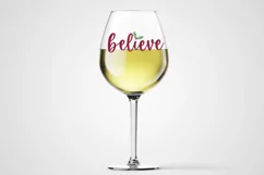 Believe Christmas SVG - PNG, DXF, SVG, EPS, Cut File Product Image 4