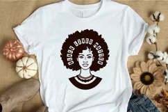 Black Woman SVG Black Lives Matter SVG PNG EPS DXF Afro SVG Product Image 2