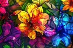 Abstract Colorful Floral Background Wallpaper Product Image 1