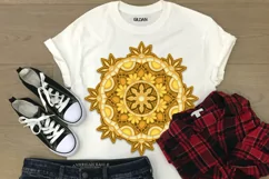 3D Mandala Layered svg Papercut SVG Zentangle tshirt design Product Image 5