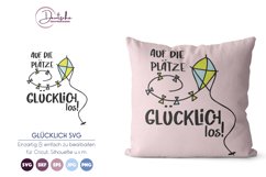 Drache SVG | Auf die Plätze. Glücklich. Los! Product Image 1