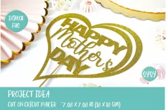 Mothers Day SVG| Mothers Day Cake Topper| Mothers Day Gift Product Image 4