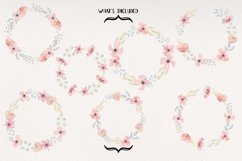 Pretty Petal 7 Wreaths Watercolor Flowers Floral Pastels Product Image 2