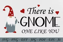 Gnome svg. Valentine svg. There is Gnome one like you svg Product Image 1
