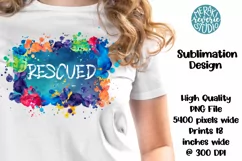 Christian PNG | Rescued Sublimation Design Product Image 1