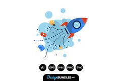 Rocket Launch Concept Product Image 1