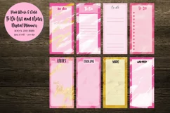 Pink Blush and Gold Collection of To Do List and Notes Product Image 1
