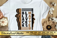 Black Lives Matter SVG PNG EPS DXF Black Woman SVG Cut Files Product Image 3