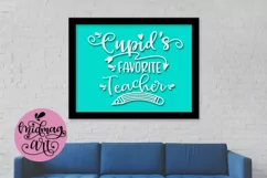 Cupids's favorite Teacher svg, png, jpeg, eps and dxf Product Image 3