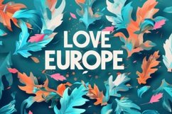 Love Europe Background Wallpaper Product Image 1