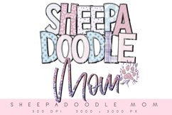 Sheepadoodle Mom PNG Design for Sublimation Product Image 1