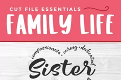 Sister svg, a sister svg heart design for sister's day Product Image 5