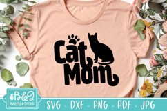 Cute Cat Mom SVG, Pet Owner, Cat Mamma DXF, PNG Product Image 7