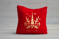 Christmas unicorn svg for cricut, Christmas svg t shirt. Product Image 5
