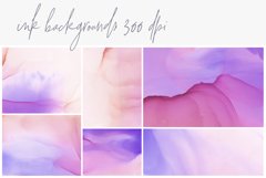 Watercolor Alcohol Ink Backgrounds Product Image 2