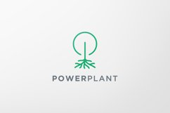 green power leaf plant logo Product Image 1