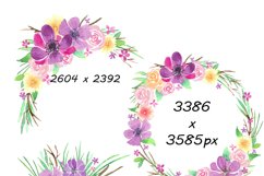 Hand-Painted Watercolour Floral Set Product Image 5