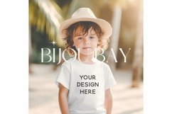 Boys T-Shirt Mockup Bundle - 6 Summer JPG Mock Up Images Product Image 2