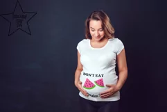 Don't Eat Watermelon Seeds - Pregnancy SVG - Maternity SVG Product Image 3
