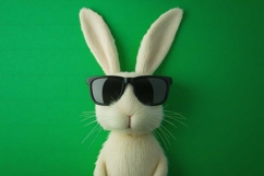 Cool bunny with glasses Product Image 1