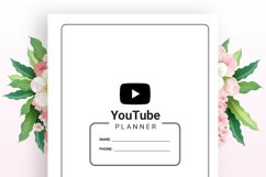 YouTube Planner - KDP Interior Product Image 2