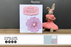 Floral Card SVG Template | You Are Awesome | Mother's Day Product Image 1