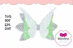 Fairy Bow|Butterfly Hair Bow SVG|Cricut Silhouette Bow Product Image 1