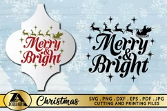 Christmas SVG PNG EPS DXF Christmas Quotes SVG Ornament SVG Product Image 2