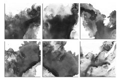 Black Watercolor Backgrounds Product Image 3