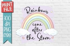 Rainbow Quotes Sublimation Design Product Image 1