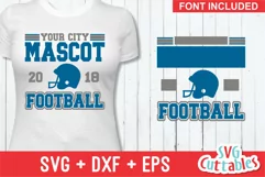 Football SVG | Football Template 0021 | Shirt Design Product Image 1