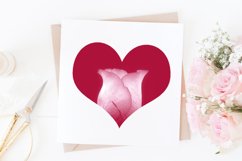 Rose Hearts Clipart Set for Valentines Day Product Image 14