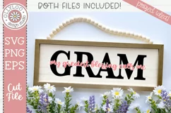 My Greatest Blessings Call Me Gram | Mother’s Day SVG Product Image 1