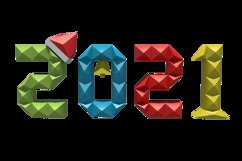 DIY 2021 wall art - 3d papercraft Product Image 7