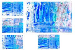 Set of 5 images. Abstract art background. Acrylic painting Product Image 1