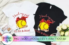 Softball MOM Sublimation | Mother's Day | Softball Print Product Image 1