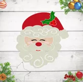 Santa Claus Svg, Christmas Santa Face Svg, Christmas Svg Product Image 3