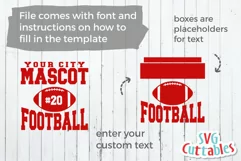 Football SVG | Football Template 003 | Shirt Design Product Image 5