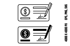 Cheque Icons Product Image 1