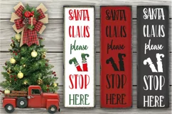 ELF Porch Christmas sign SVG. Porch Sign SVG. Christmas SVG Product Image 4