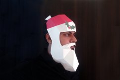 DIY Santa Claus Mask - 3d papercraft Product Image 1