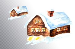 Winter constructor. Watercolor elements set Product Image 6