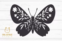 Butterfly SVG, butterfly PNG, butterfly silhouette Product Image 2