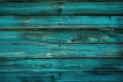 Cool Turquoise planks. Generate Ai Product Image 1