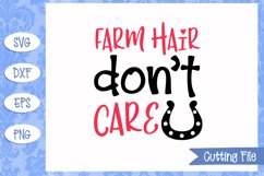 Farm hair don't care SVG Files Product Image 1