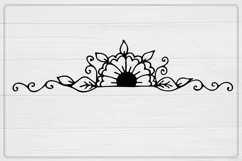 Decorative text dividers. vintage Floral ornament border Product Image 2